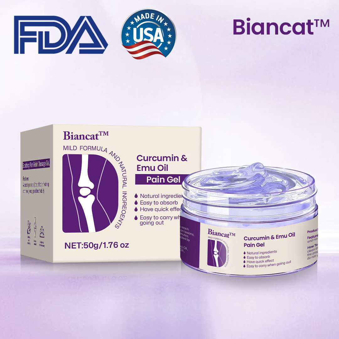 💧Biancat™ Curcumin & Emu Oil Pain Gel – 🏥Backed by US Osteopathic Experts