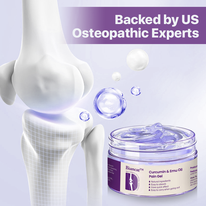 💧Biancat™ Curcumin & Emu Oil Pain Gel – 🏥Backed by US Osteopathic Experts